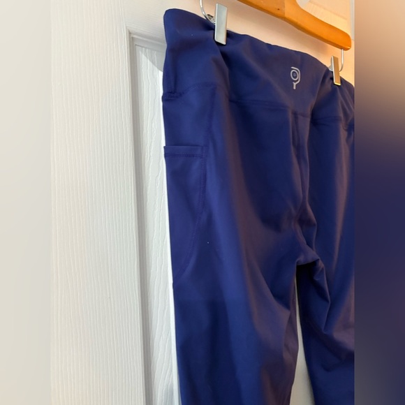 Baddle women’s pickle ball mid-rise capri leggings blue with pockets XL - Picture 8 of 14